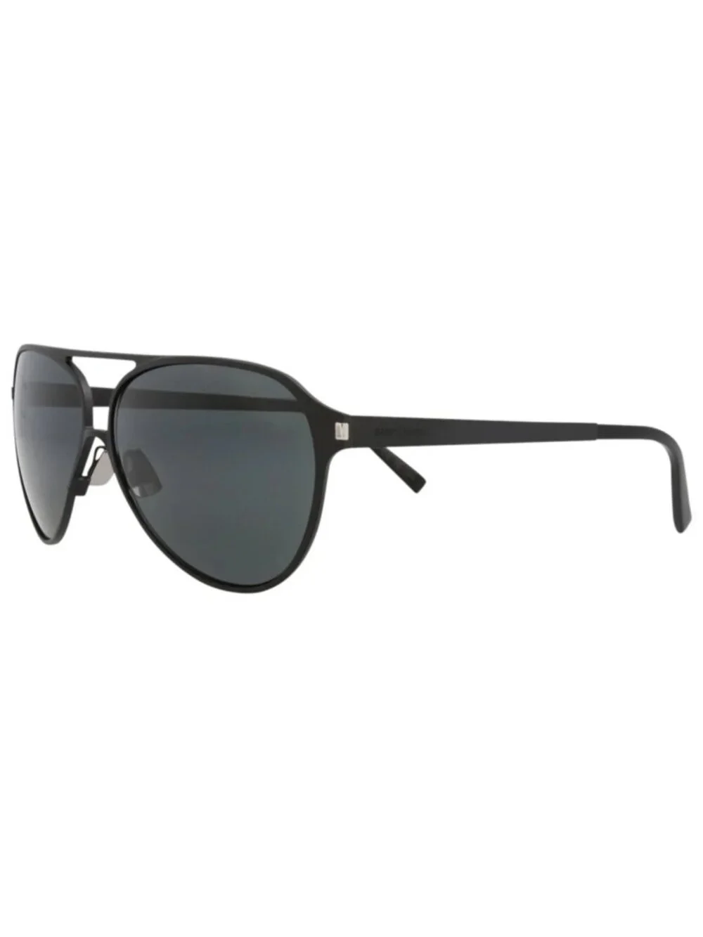New Saint Laurent Women's Sunglasses Aviator Metal Frame Unisex Black Black